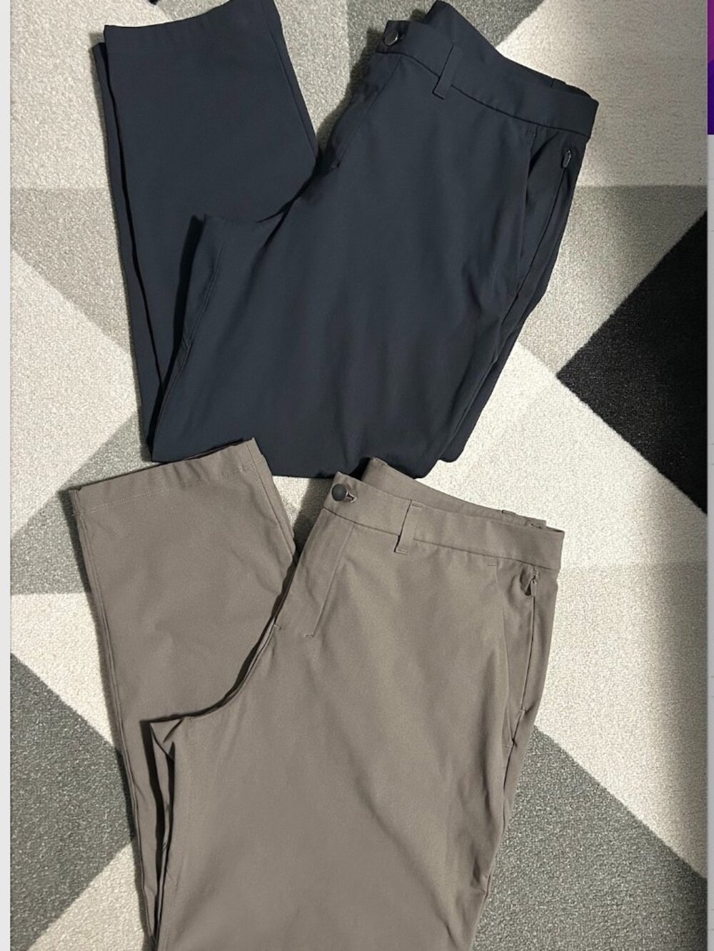 Lululemon BUNDLE of 2 ABC Classic Fit Warpstreme Golf Pants Men's Size 34 X 27.5